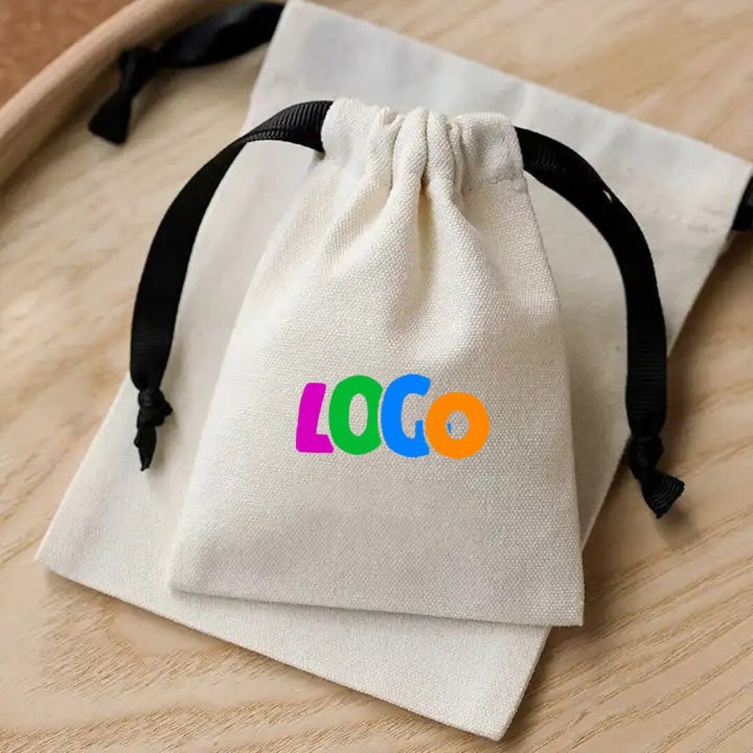 Organic Cotton Bags. 100 Organic Cotton Double Drawstring Premium