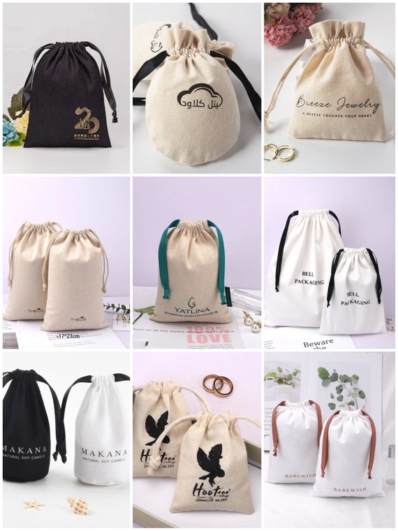 Eco-Friendly Small Organic Cotton Muslin Drawstring Pouch Bag for Jewelry  Packaging - China Cotton Bag and Cotton Pouch price