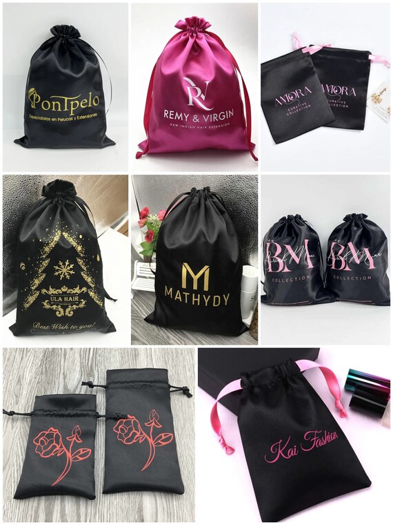 6m0059b1n エッセンシャルスクイーズ EssentialSqueeze Set of 20,50,100 Sets of Black Satin Bags,white Satin Bag