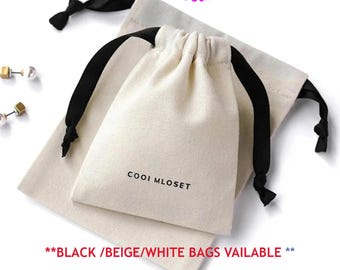 Custom Cotton Muslin Favor Bags: Personalized Gift Packaging