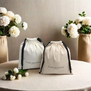 Juego de 20/30/50/100 bolsas de almacenamiento con funda antipolvo, de algodón, con cordón para bolsos, carteras, carteras y zapatos