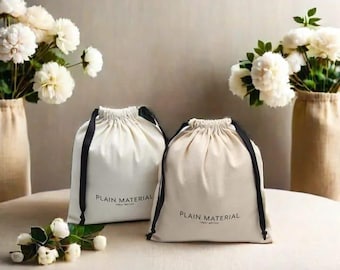 Cotton Drawstring Dust Bags: Handbag, Purse, Shoe Storage Pouch