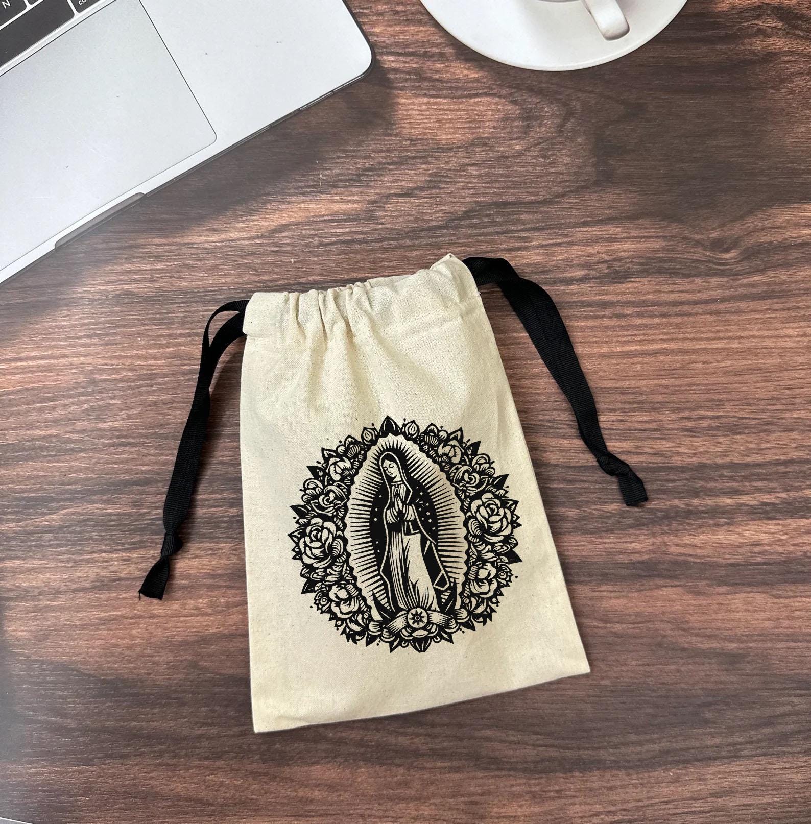 Virgin Mary Rosary Bag - Catholic Prayer Bag - Personalized - Custom ...