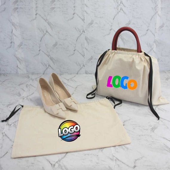 100 Dust Bags, Drawstring Bags, Drawstring Bag Logo, Dust Bags for Purses,  Shoe Bags for Travel, Drawstring Backpack 