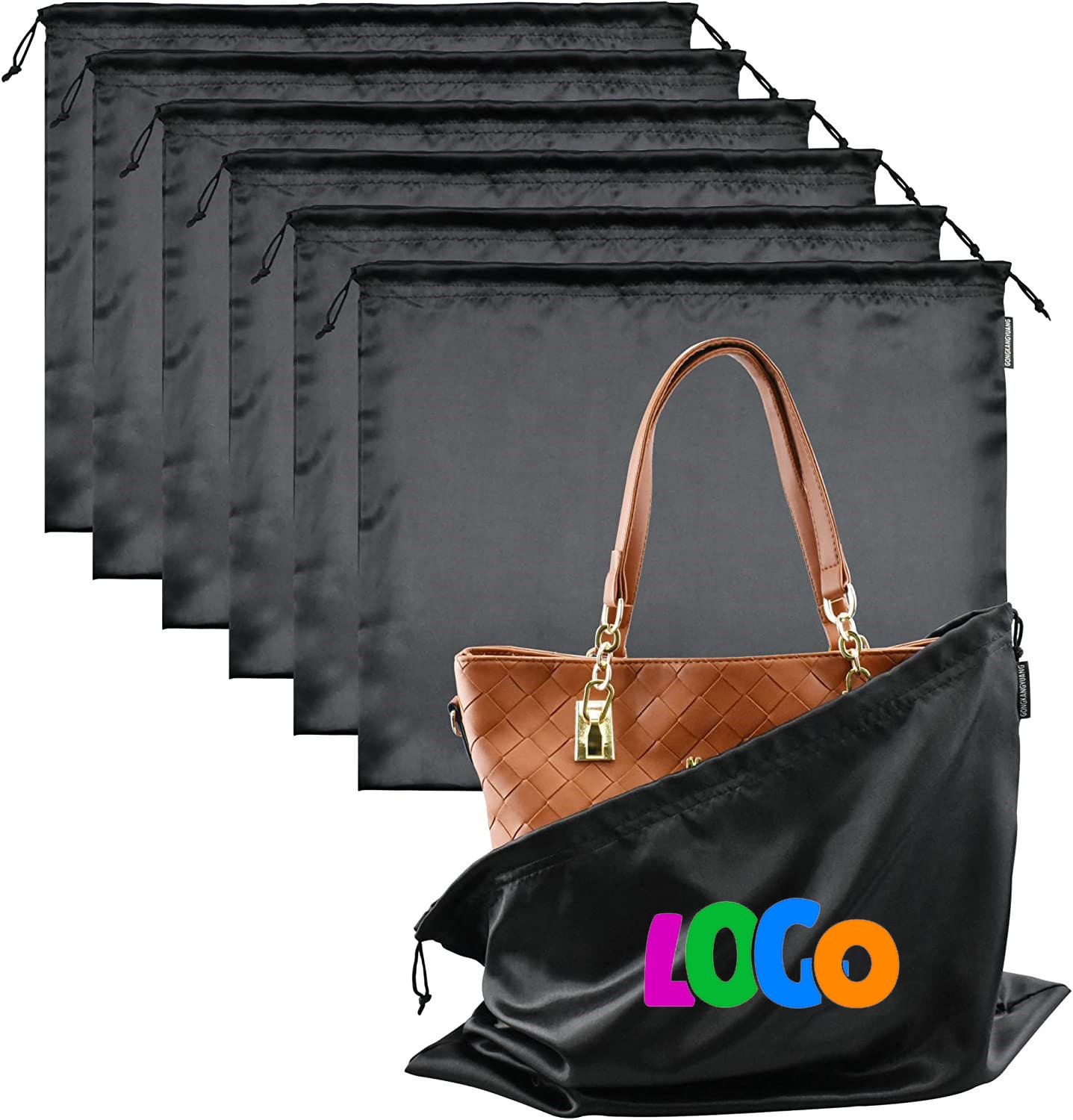 BRAND NEW Authentic Gucci Silky Satin Storage Drawstring Dust Bag 16 x  15.5