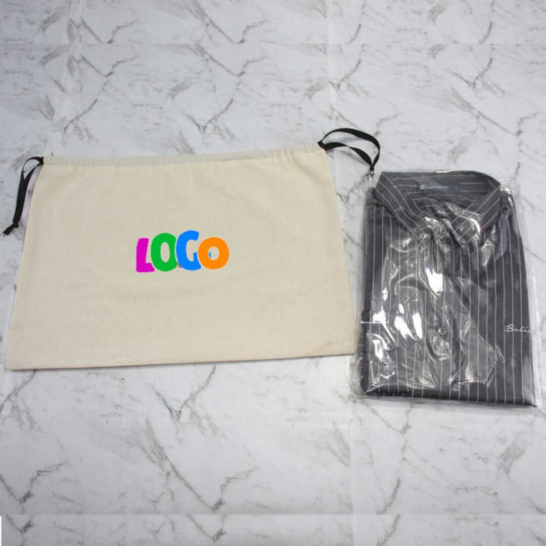 Natural Cotton Jewelry Bag Custom Drawstring Pouch Screen Etsy