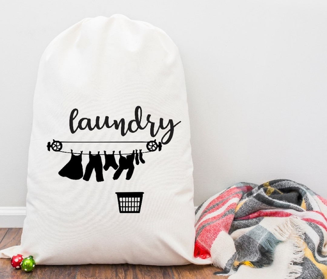 Home and Travel Laundry Bag Wash Me Laundry Bag Drawcord Etsy