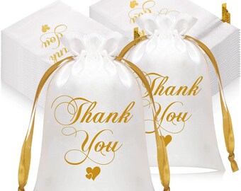 Satin Drawstring Bag Set, Jewelry Favor Bag, Custom Logo Available