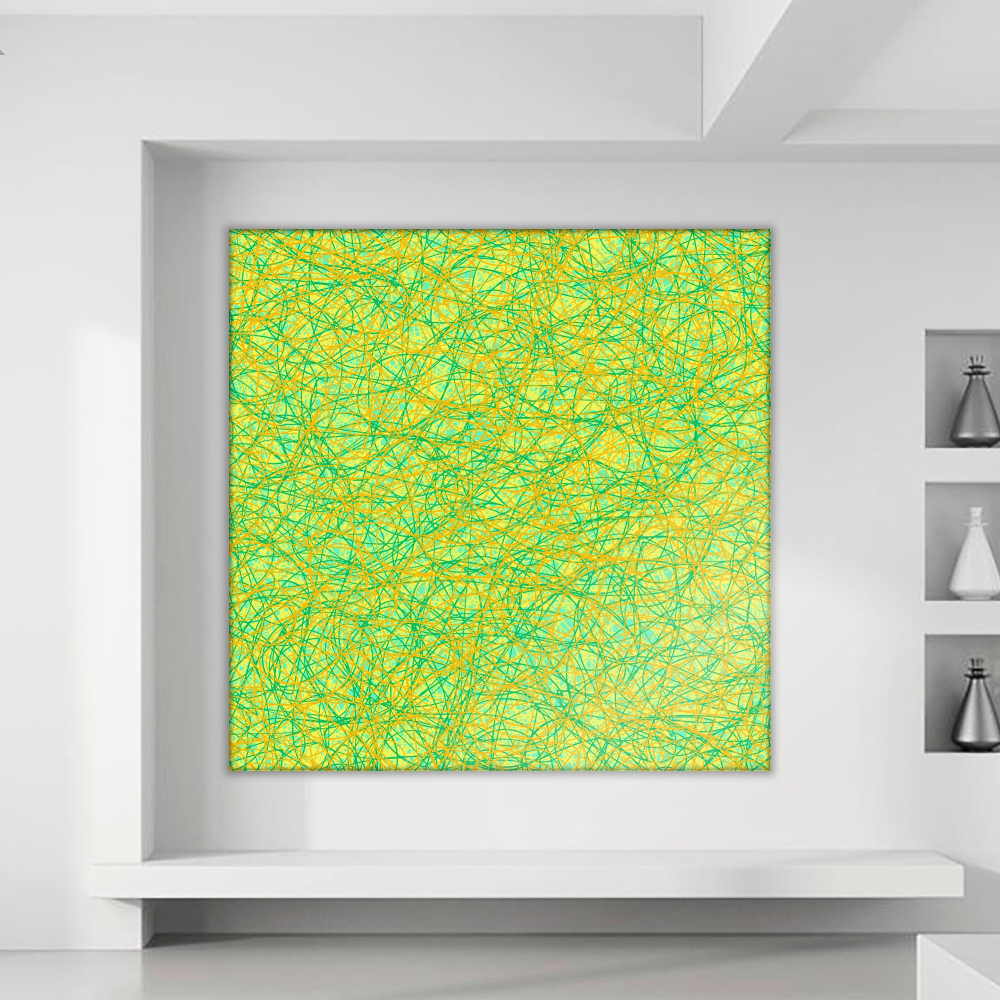 Kunstwerk Kunstwerk Abstrakt Grune Leinwand Kunst Abstrakt Abstrakte Kunst Abstrakte Kunstwerk Ubergrosse Kunst Kunst Wand Kunst Quadrat Kunstwerk Gerahmt Barklem Art