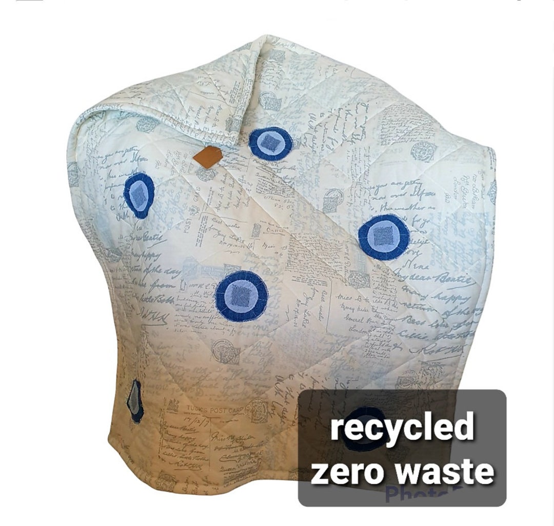 Recycled Funky Wheelchair Lap Blanket, Zero Waste Tv Throw, Etsy