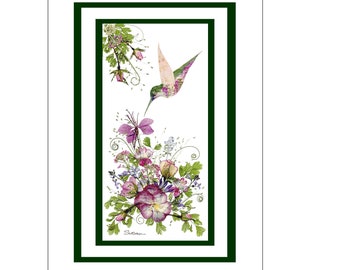 HUMMER FOUR   7 x 11  MATTED