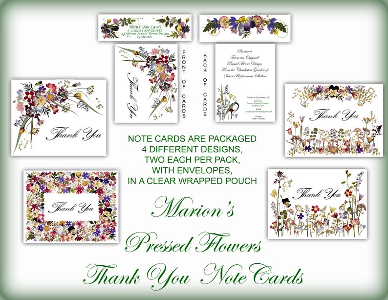 Garden Thank You Cards - Etsy