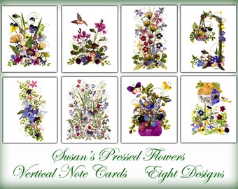 Garden Vertical Note Cards