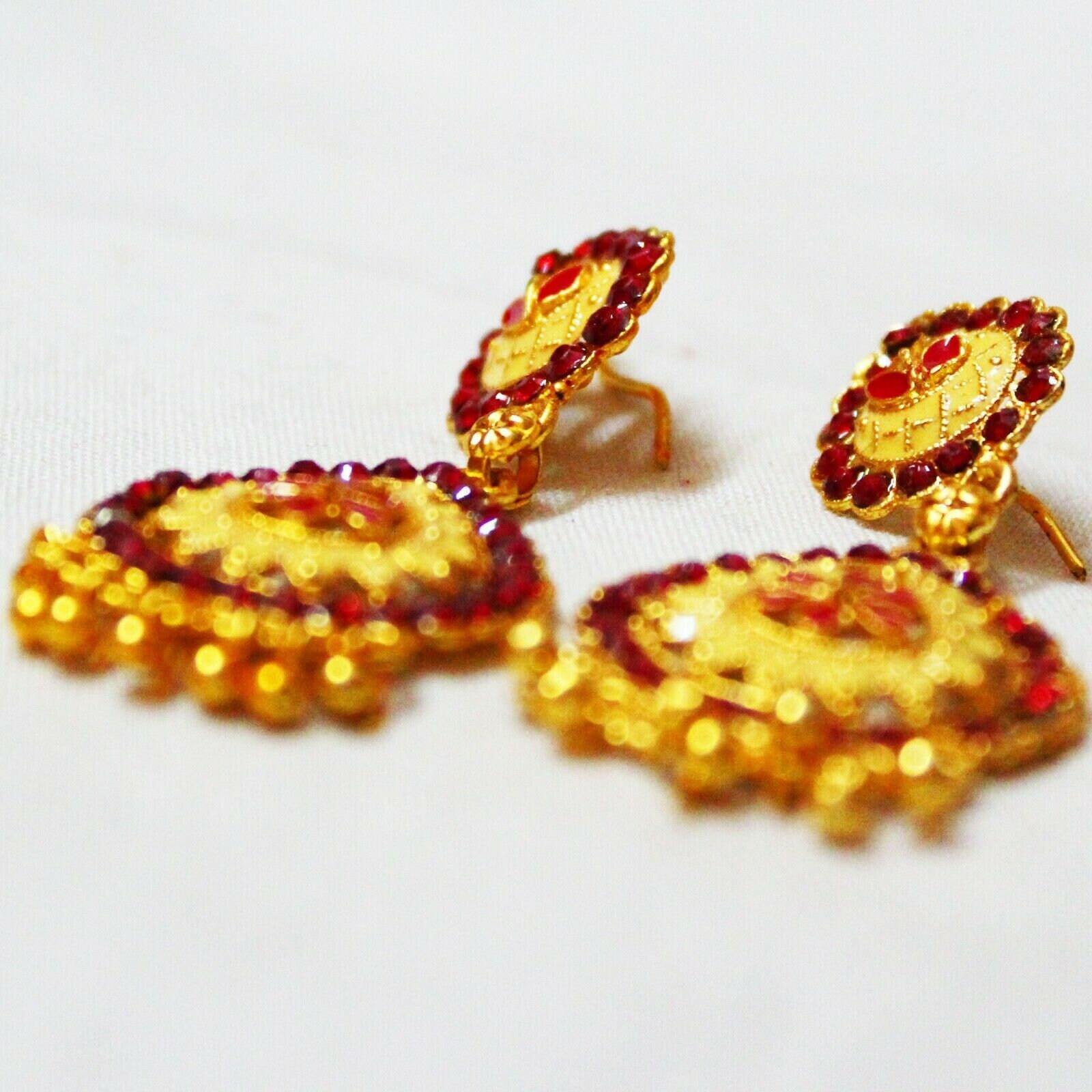 Pendientes indios joyería joyería joyería tradicional oro Etsy