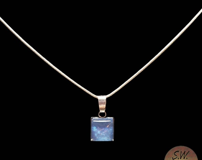 I love you Necklace, necklace, gift, free shipping, charm, magical, glow in the dark, gorgeous color, handcrafted, Created in the USA