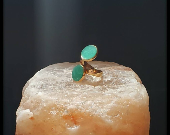 Mermaid Green Ring, jewelry, green stone