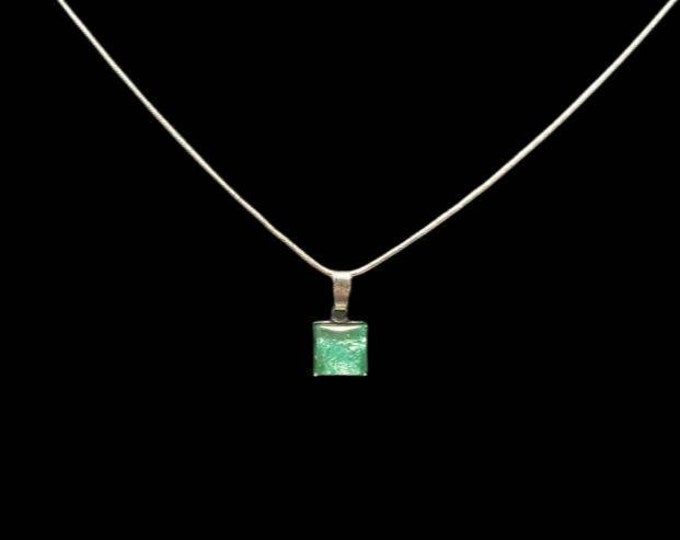 I love you Necklace, necklace, gift, free shipping, charm, magical, glow in the dark, gorgeous color, handcrafted, Created in the USA