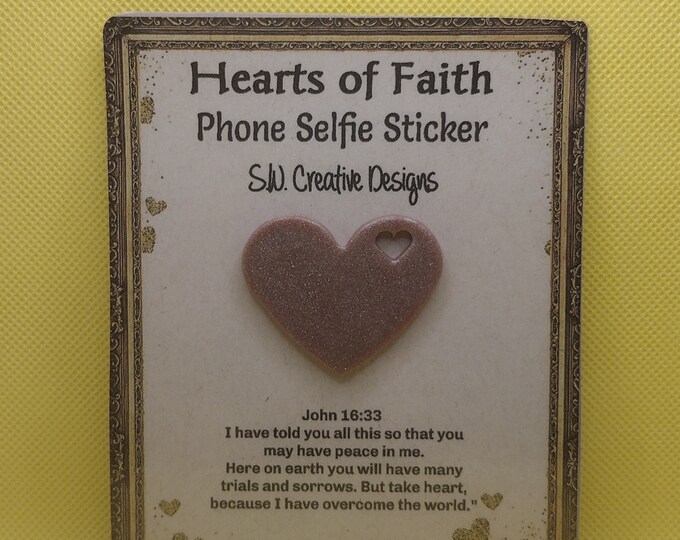 Hearts of Faith, Phone Selfie Sticker