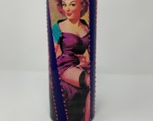 Pin Up Glass Vase