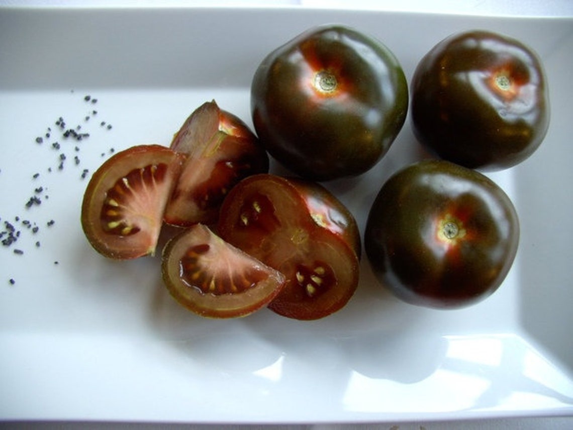 Tomato Seeds Cherry Kumato Mini. Black Tomatoes 10 Seeds. Etsy