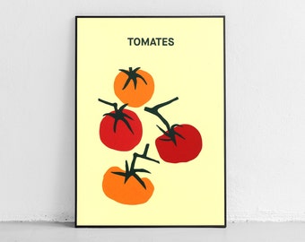 Tomates Screen Print DIN A3