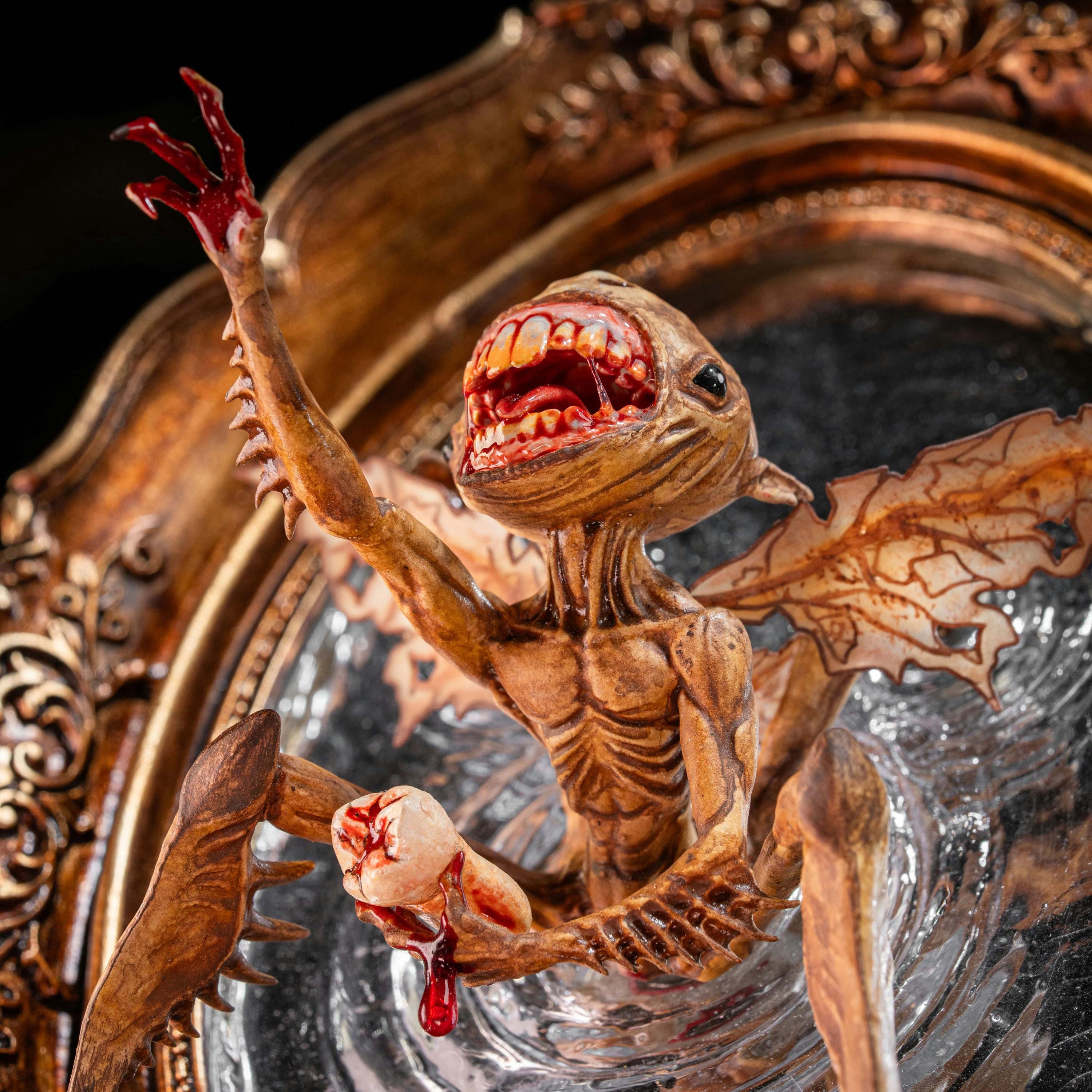Hellboy Tooth Fairy Figurine - Portal Mirror Gothic Wall Decor