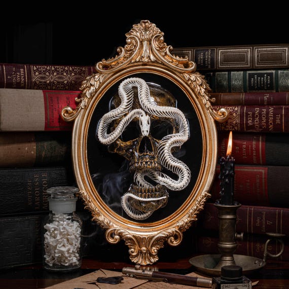 vintage antique skull snake 野ざらし 髑髏 蛇 陶器 VINTAGE ANTIQUE SKULL ASHTRAY ヴィンテージ アンティーク スカル
