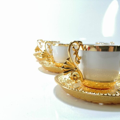 Turkish Coffee Set , Coffee Cup Set , Turkish Coffee Mug, Colorful Cup , Espresso Cup offers , Porcelain Mug , Ceramic Cup , With Metal Handle