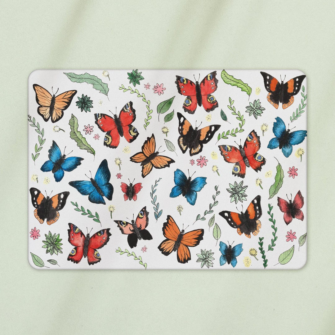 Butterfly Placemats Set Butterfly Insects Cork Placemats Etsy UK