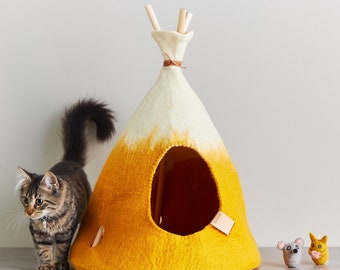 Cat Tipi, Teepee for cats & dogs, Pet teepee, cat teepee, cat tipi, dog tipi, cat house, dog house