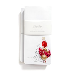 WeihnachtsBlock lang 100 Blatt - Einkaufsblock, Notizblock, Geschenktipp, Wunschliste, Weihnachten, XMas, Christmas, Weihnachtskugel