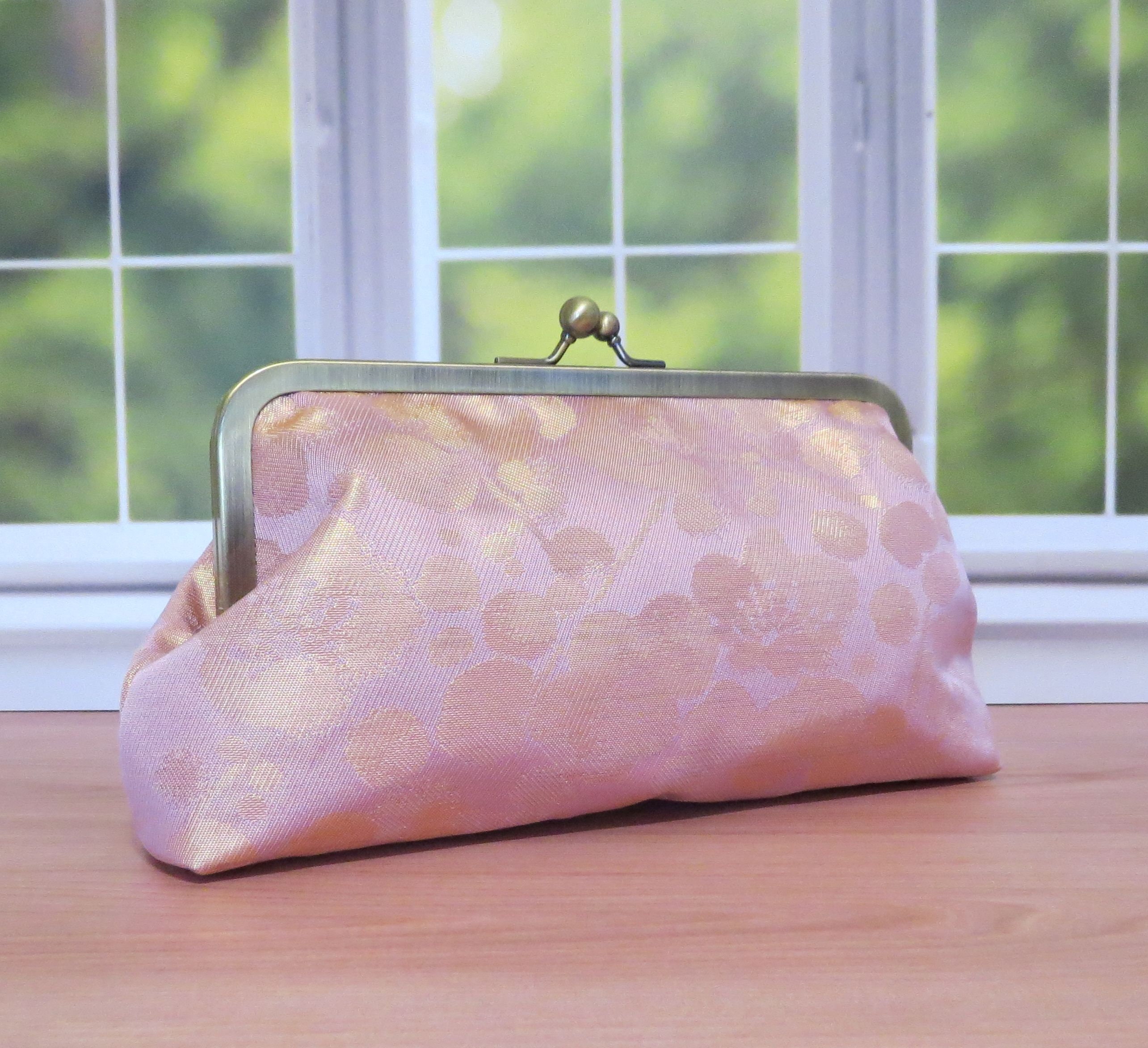 Vintage MM Pure Silk Purse Bag With Mini Pouch for Sale in Los