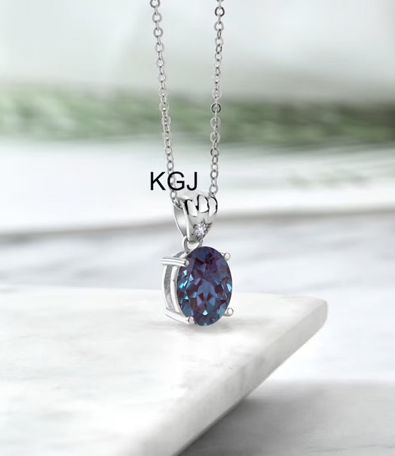 Alexandrite necklace sale womens