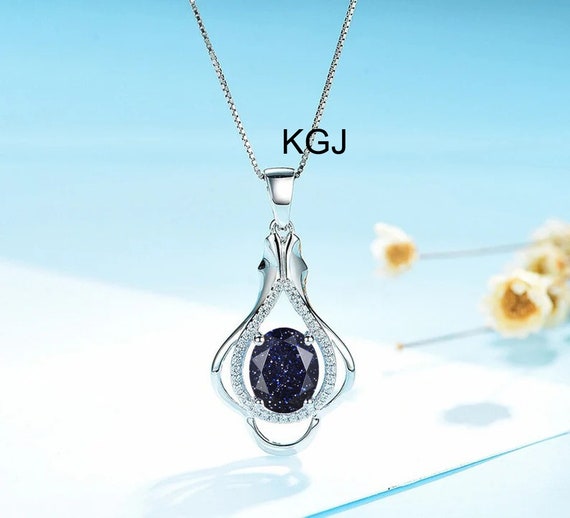 Blue 2024 sandstone necklace