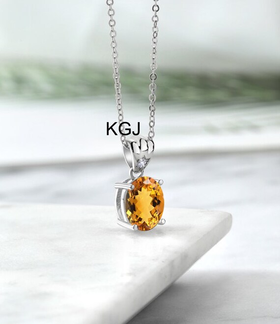 Celina Yellow Topaz necklace – mojijewelry