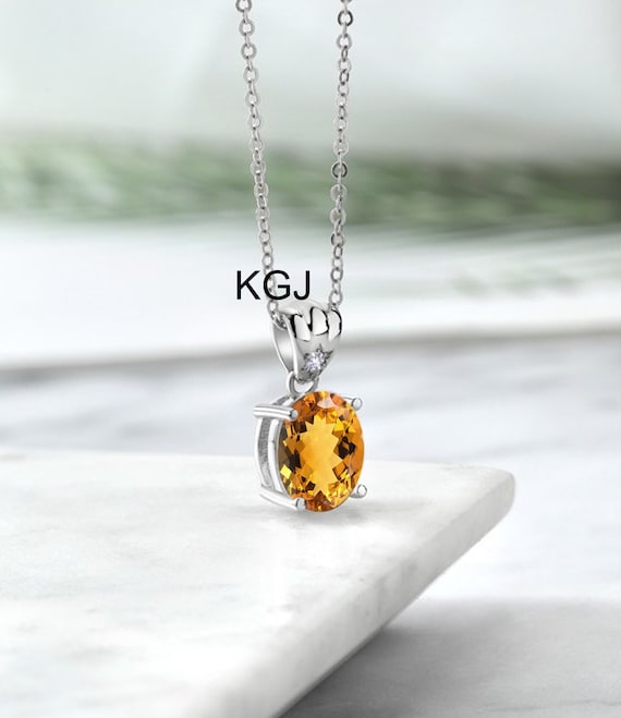 Golden topaz necklace outlet