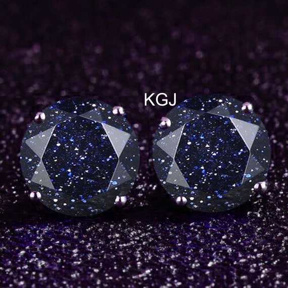 Blue sandstone earrings online