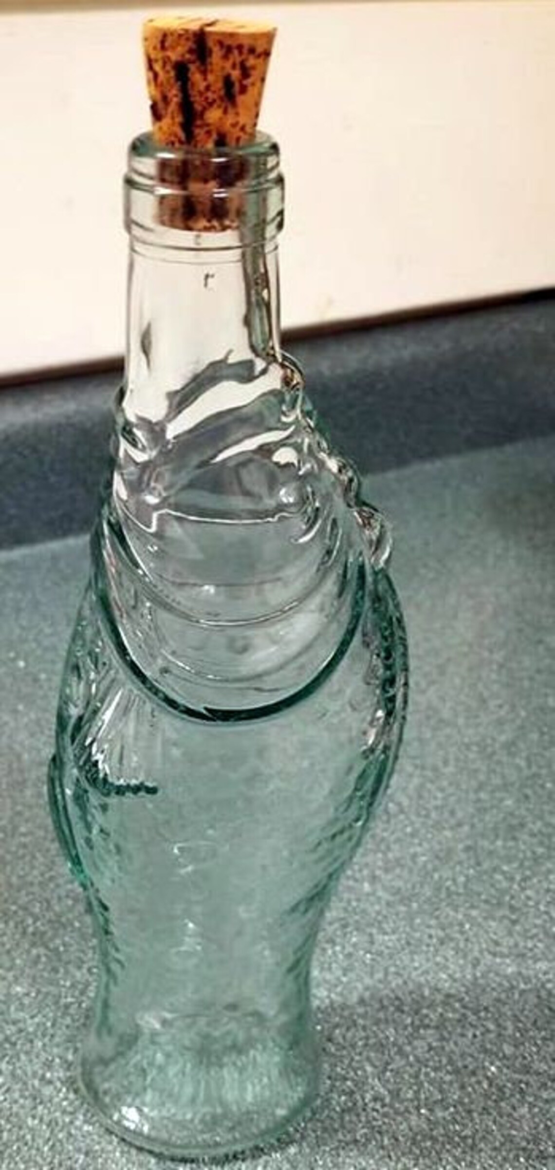 Vintage Antinori Soave Fish Wine Bottle Etsy