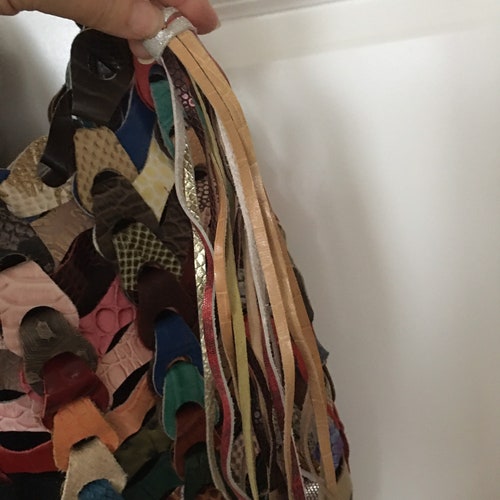 Jesslyn Blake Eco-Responsible Leather shops Hobo Bag - Boho-Multi-Color
