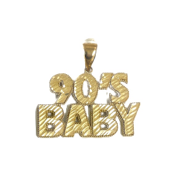 10k 90's Baby Pendant