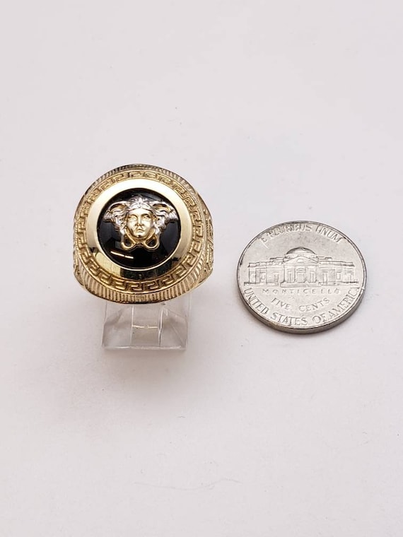 10k gold medusa ring
