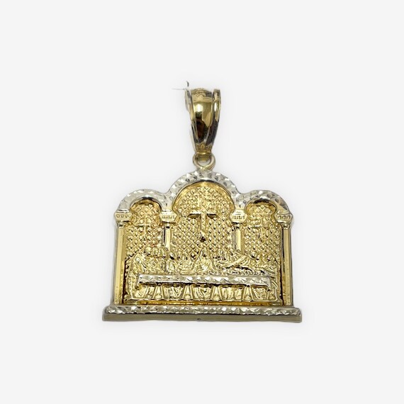10k Last Supper Pendant