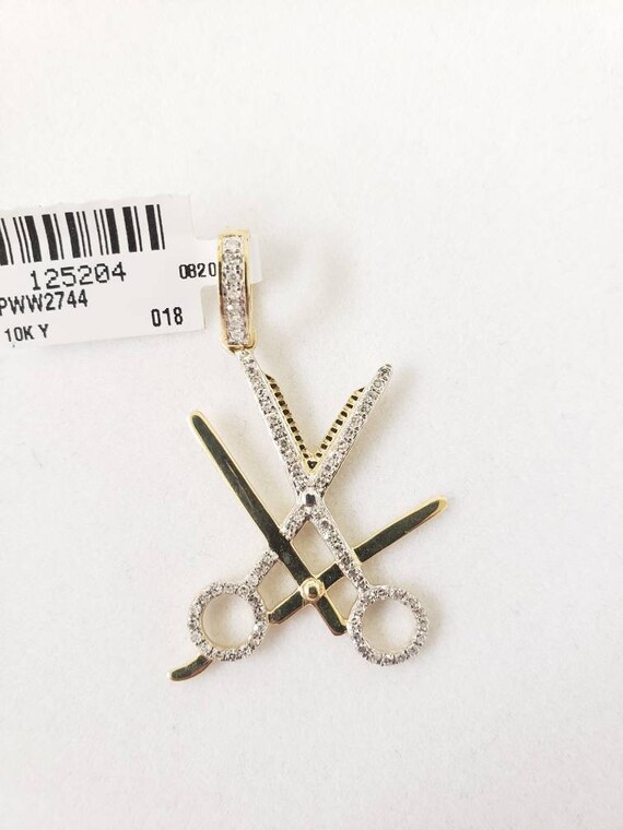 Diamond barber pendant