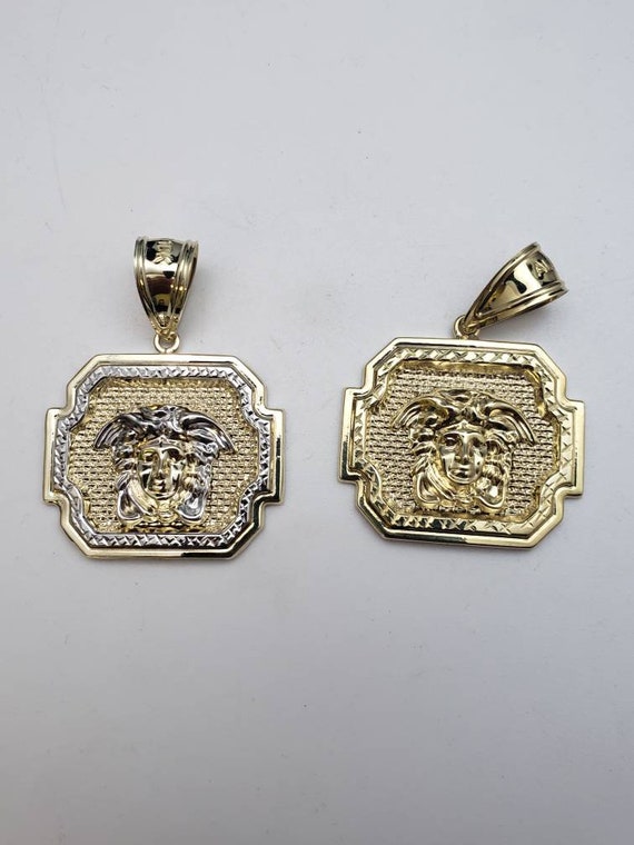 10k Medusa pendant