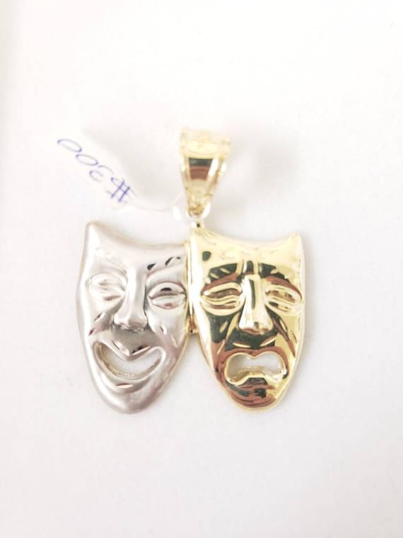 Laugh now cry later pendant