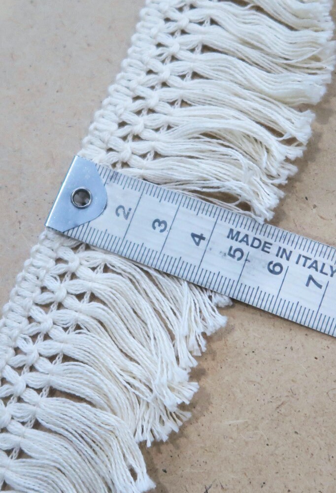 Tassel Trim Trim for Sewing Cotton Tassel Trim 60mm wide Etsy