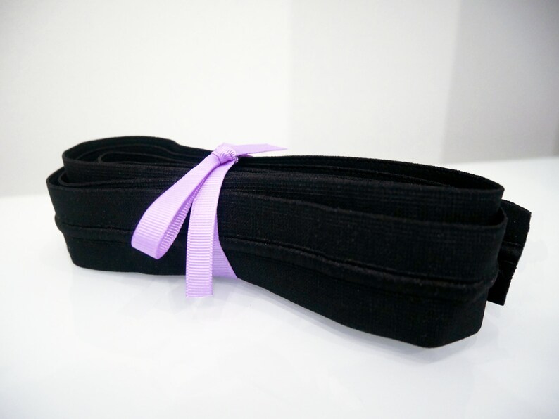 Black Elastic WAISTBAND ELASTIC DRAWCORD 40mm Elastic Black Draw cord Elastic Sewing Elastic Bundle 1.5 inch Elastic DrawCord Elastic