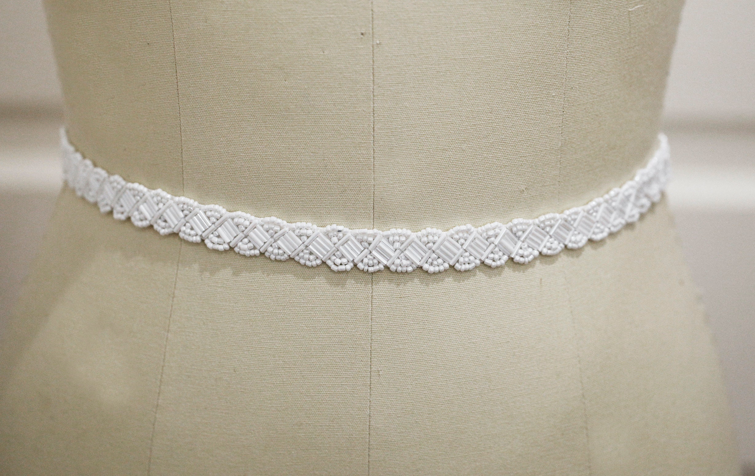 beaded bridal trim