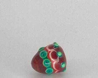 Perle de verre filé au chalumeau pour bijoux. A monter soi même. Perle de verre faite à la main. Création Suisse. Lampwork art beads