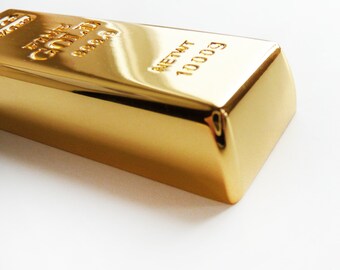 GOLD bar USB Stick, 128 GB,  Perfect Christmas Gift, One Million, So schick und originell